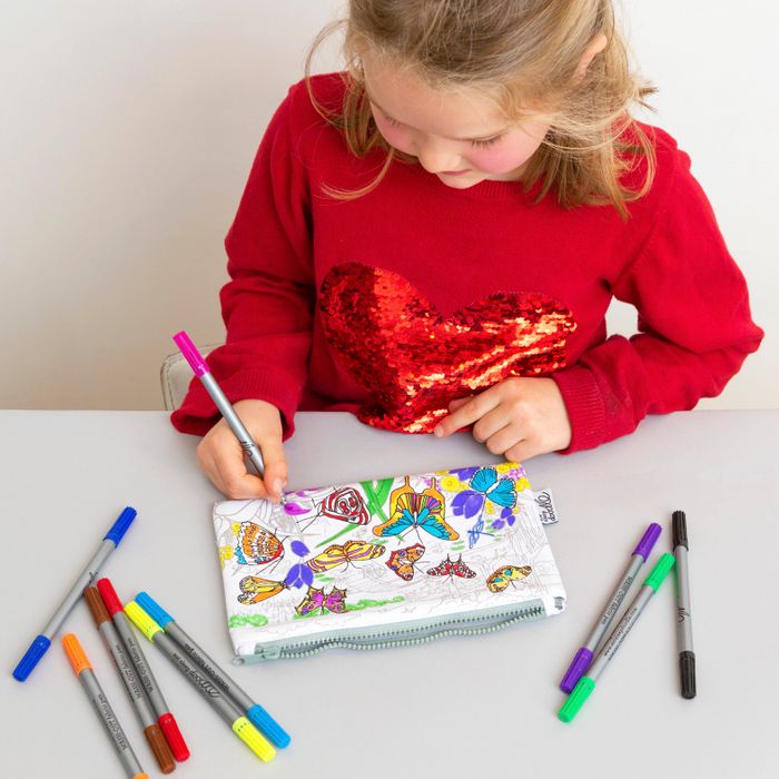butterfly pencil case